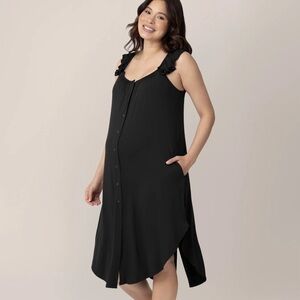 Kindred Bravely Ruffle Strap Labor & Delivery Gown XS/S